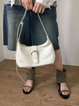 Tony Big Buckle Shoulder Bag (4color)