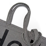 Big tote bag - Black check