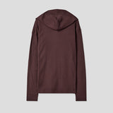 No.1166 T thin henly neck hood T (4color)