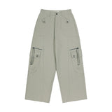 CROSS POCKET CARGO PANTS (ASH KHAKI) F25ZD976