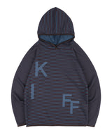 KIFF Stripe Hooded Long Sleeve (Blue) K25QB663