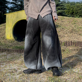 Smoky Washed Wide Sweatpants
