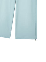 WASHED WIDE SWEATPANTS LIGHT BLUE