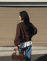 [Belledmade/Casual]エンツリーバンディングツーウェイカラージャケット