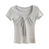 Mira Ribbon Slim Tee