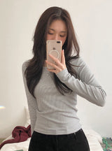Peach Warm Border Round T-shirt (5color)