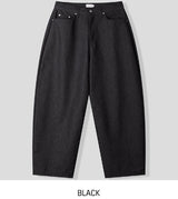 Diano raw balloon denim pants