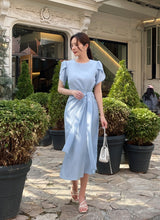 26SS★ Nadine Seersucker Tulip Wrap One Piece