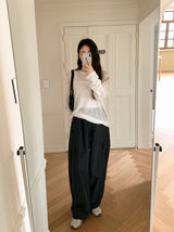 Daily Linen Round T-Shirt (4color)