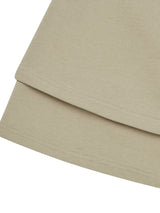 DOUBLE LAYER SKIRT (LIGHT KHAKI)