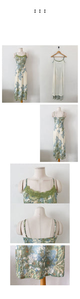 HAZEL ORIENTAL LACE LONG DRESS