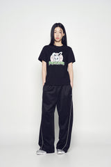 25SS NINETIES RETRO BUNNY WOMAN SHORT SLEEVE T-SHIRT BLACK