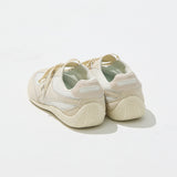 Nudge Lace Up Sneakers - Beige