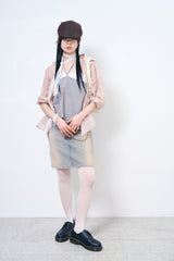 Wrinkle see-through summer scarf