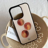 Peach epoxy bumper case