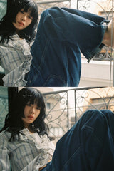 FRILL STRIPE SHIRT 