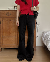 Here Semi Bootcut Denim Pants