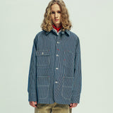 xauヒッコリーチョアジャケット navy stripe