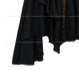 Humming Lace Unbalance Skirt