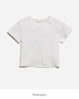 フリースクロップショートスリーブTシャツ