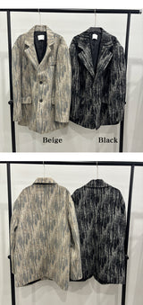 [F/W]スクラッチモヘアダディーフィットジャケット(2color)