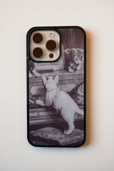 Cat Câlin Case & Brown Wallet Magsafe Set.