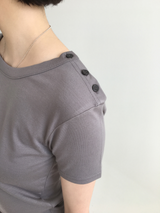 トゥルーボタンベーシックTシャツ (6color)