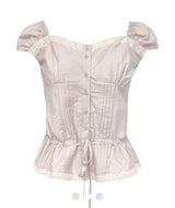 Belsha Lace Frill Blouse