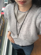 [MADE] FIFTY WOOL V-NECK KNIT
