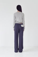 KIRSH PLAIN RIBBON CHERRY KNIT [GRAY]