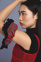 CHECK SCRUNCH / RED