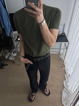Awesome Sand Semi Bootcut Denim Pants (7color)