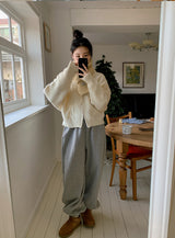 Teddy Bear Patch Training Jogger Pants (10color)