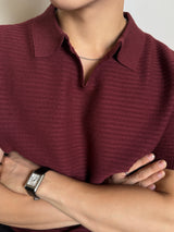 Road collar knit
