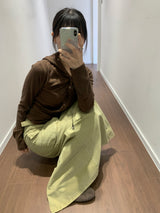 Rivet Pigment Skirt (2color)
