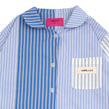 REGULAR STRIPED SHORT SLEEVE PAJAMAS_SYS9BL52BU