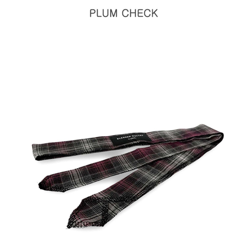 Label multi-tie scarf