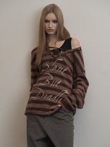 STRIPE V-NECK MTM_P