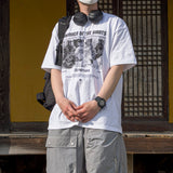 Oversized Fit Olympia Printed Short Sleeve Tee