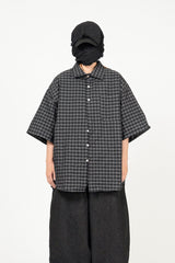 Mori チェック半袖シャツ