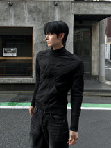 ZED DIAGONAL HIGH-NECK SLIM ZIP-UP