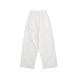 WIDE CARGO DENIM PANTS [WHITE]