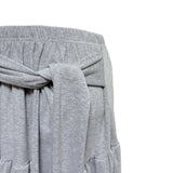 (2color) Tie Wrap Tiered Skirt