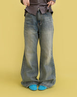 Archive washing denim