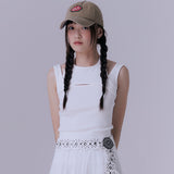 レイヤードジャージノースリーブ (WHITE)