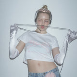 SW'S RIBBON T- SHIRTS - WHITE