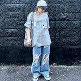 KIRSH X TOKYO シティアートワークTシャツ【グレー】