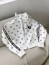 White Star Devil Jersey Zip-up