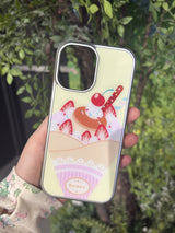 Crepe glass bumper case