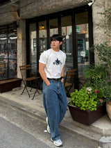Ber balloon denim pants